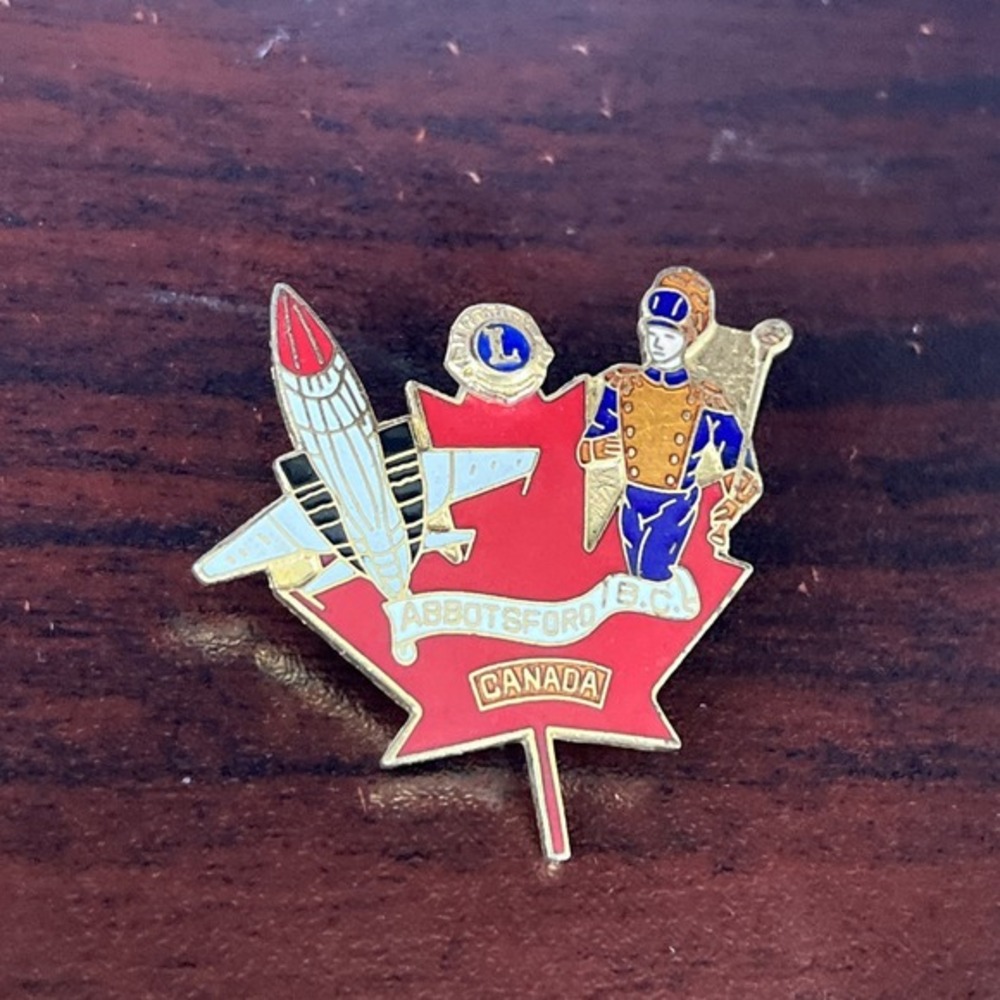Lions Club Abbotsford British Columbia Canada Lapel Hat Pin